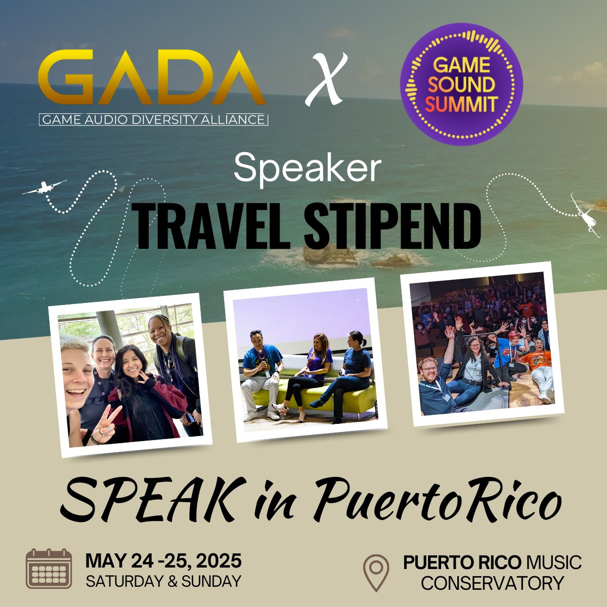 GADA Game Sound Summit 2025 Speaker Stipend Recipients